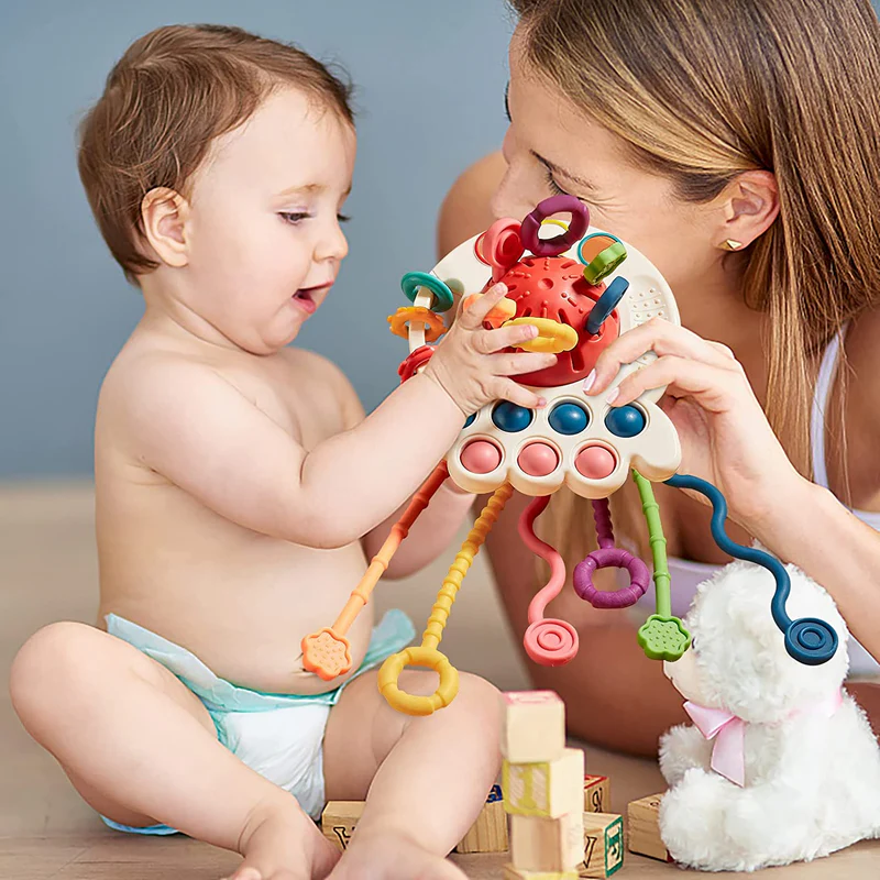 Montessori UFO-Sensorikspielzeug 3-in-1