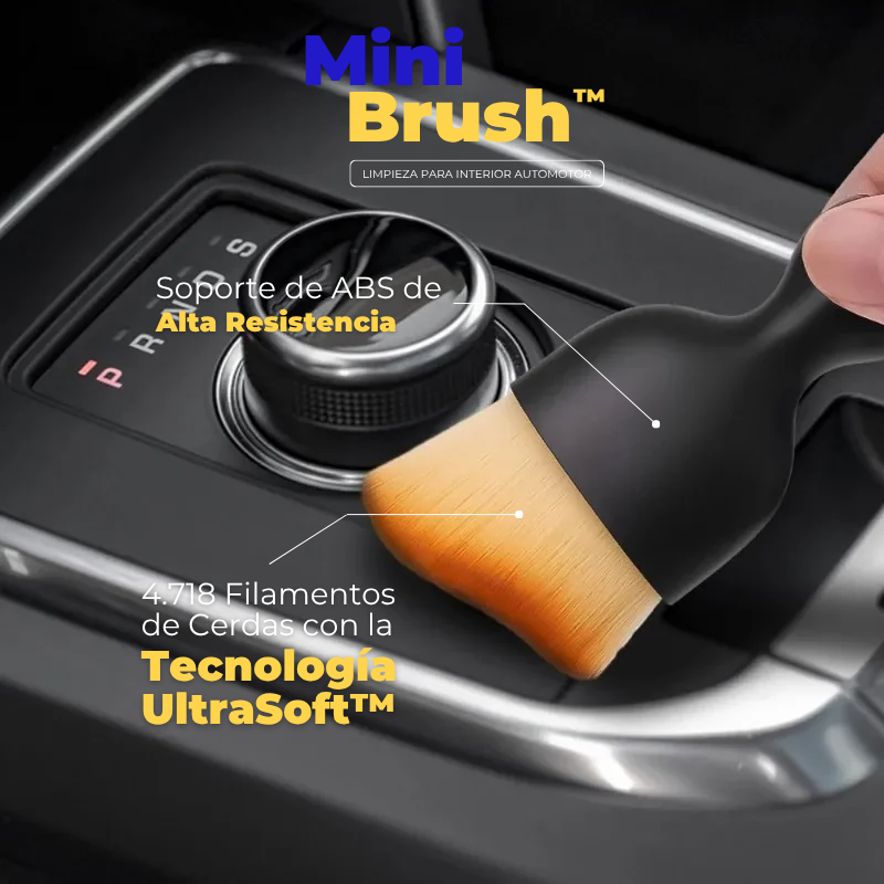 MiniBrush™ – Reinigungsbürste für Autoinnenraum