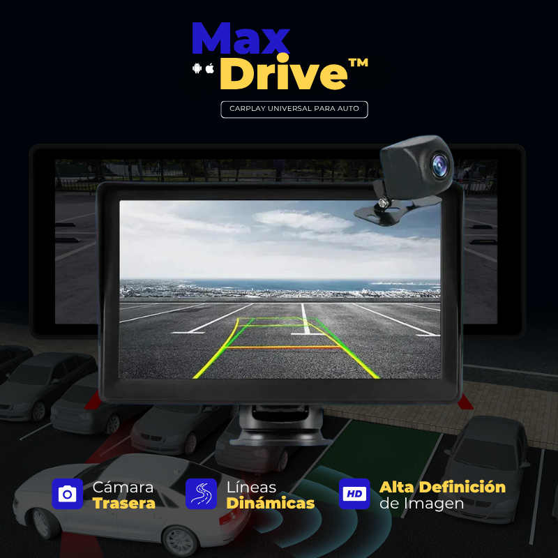 MaxDrive™ – Universal-Autoradio mit CarPlay/Android Auto