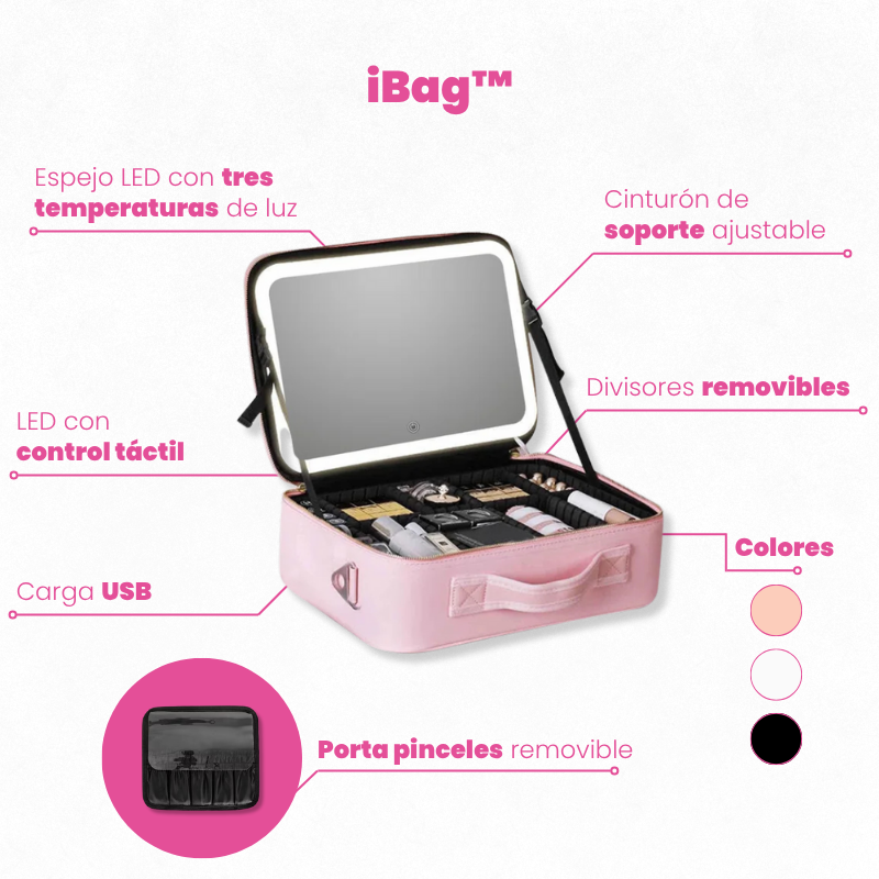 iBag™ + Geschenk: Abnehmbarer Pinselhalter